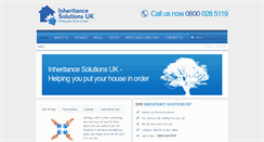 Desktop Screenshot of inheritancesolutions.co.uk